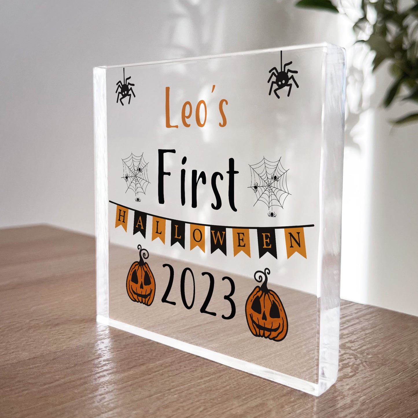 My First Halloween Gift Personalised Halloween Gift Decoration