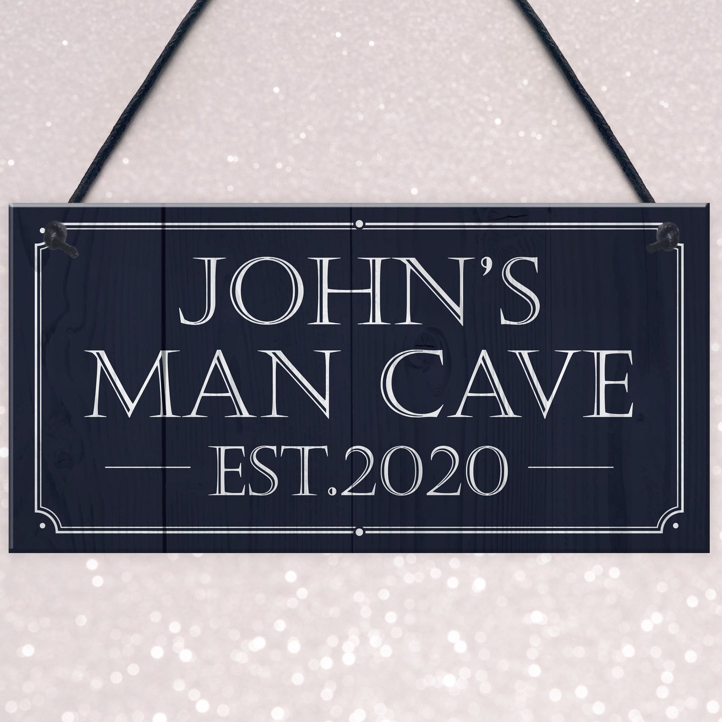 Man Cave Personalised Decor Signs Novelty Gifts For Him Men Boys