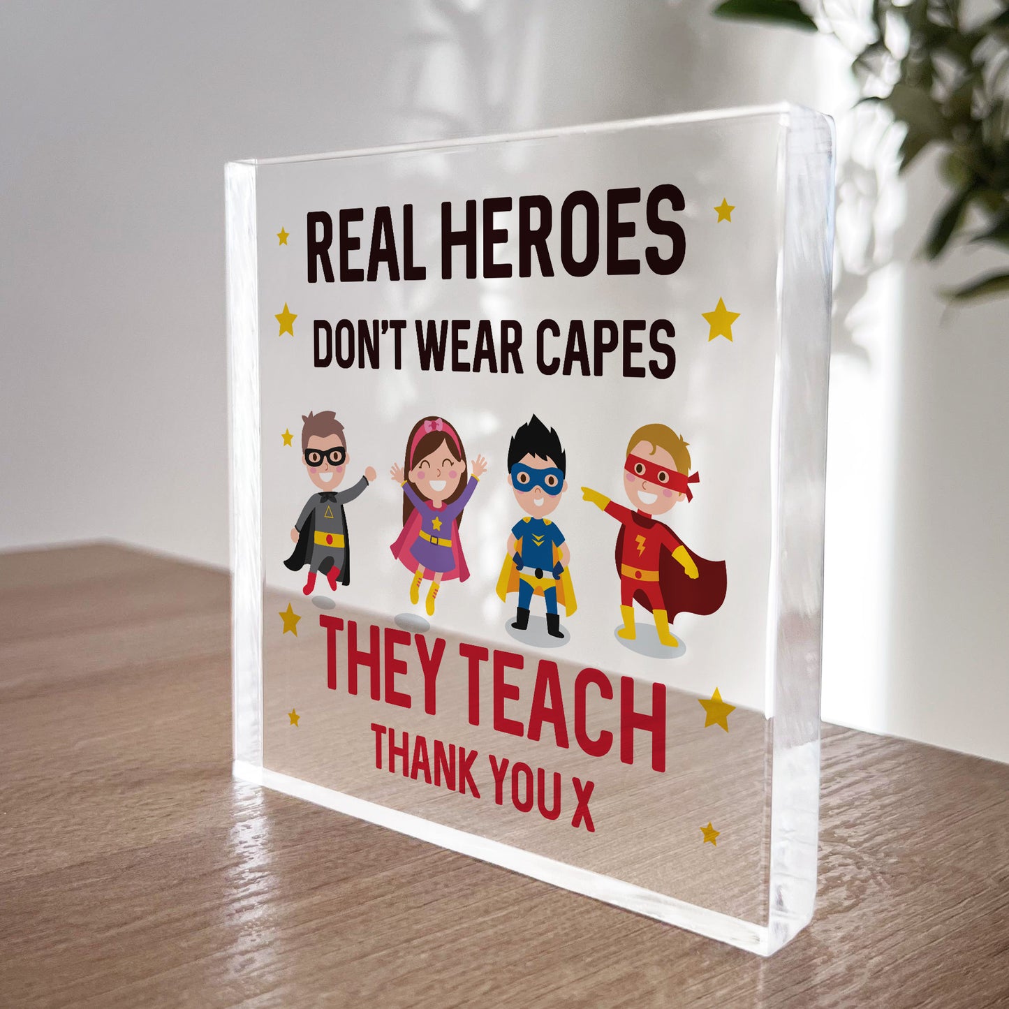 Gift For Teacher Superhero Gift Leaving School Nursery Gift