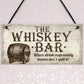 Vintage Whisky Bar Plaque Sign Home Bar Pub Man Cave Birthday