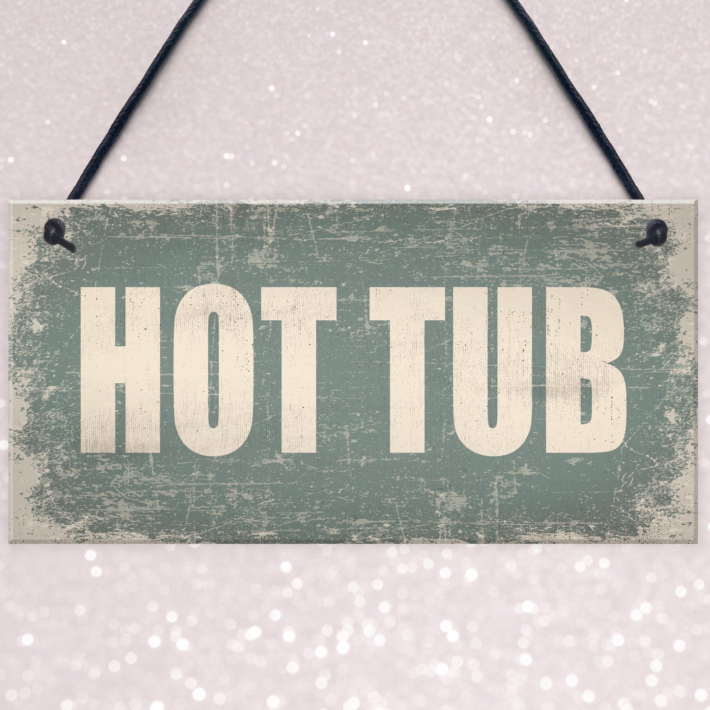 Hot Tub Novelty Hanging Plaque Garden Shed Sign Jucuzzi Pool