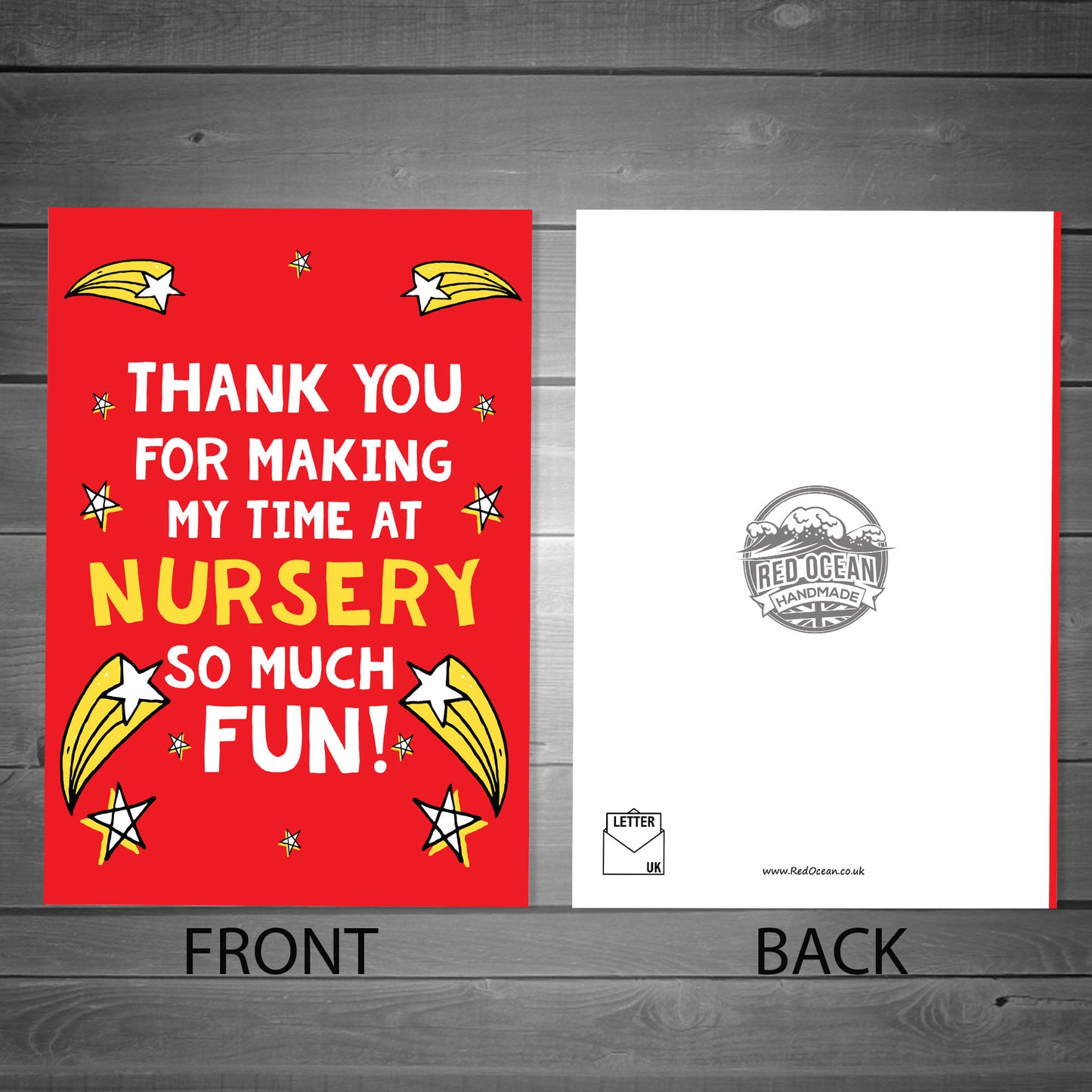 Thank You Teacher Card Nursery Teacher Greetings Card