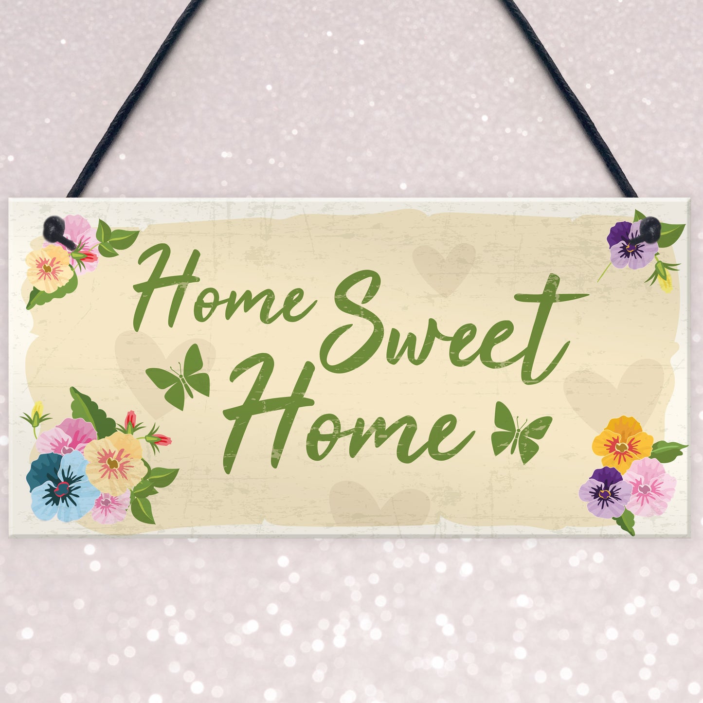 Home Sweet Home Sign Shabby Chic Housewarming New Home Gift