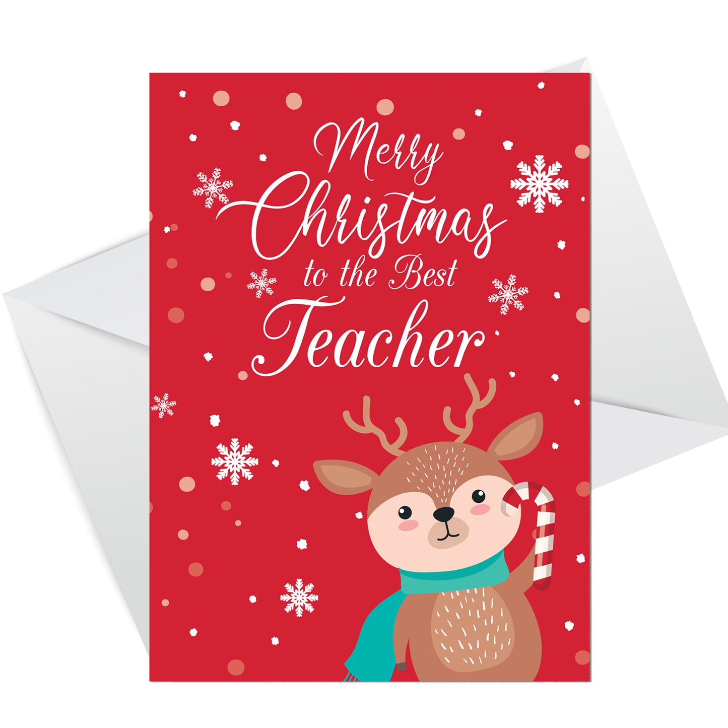 Pack of 6 Christmas Cards For Teacher Nursery Teachers Preschool