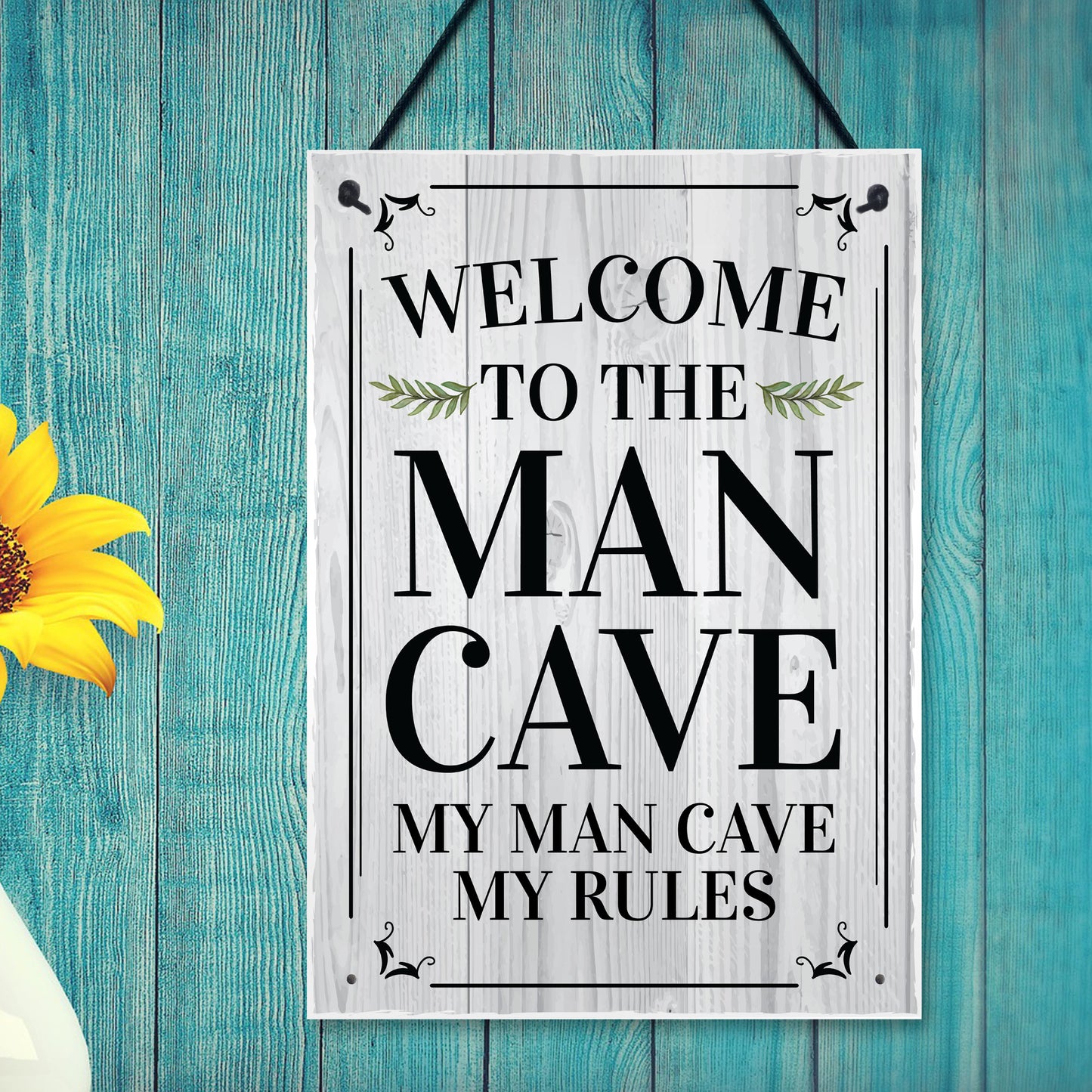 Funny Novelty Man Cave Sign Gin Beer Vodka Home Garden Plaque