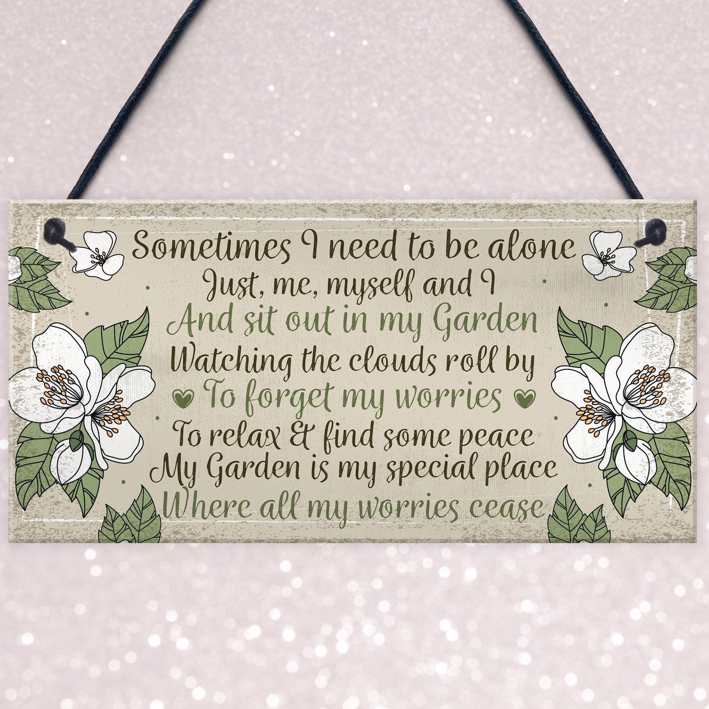 Special Garden Sign Summer House Shed Memorial Plaque Gift