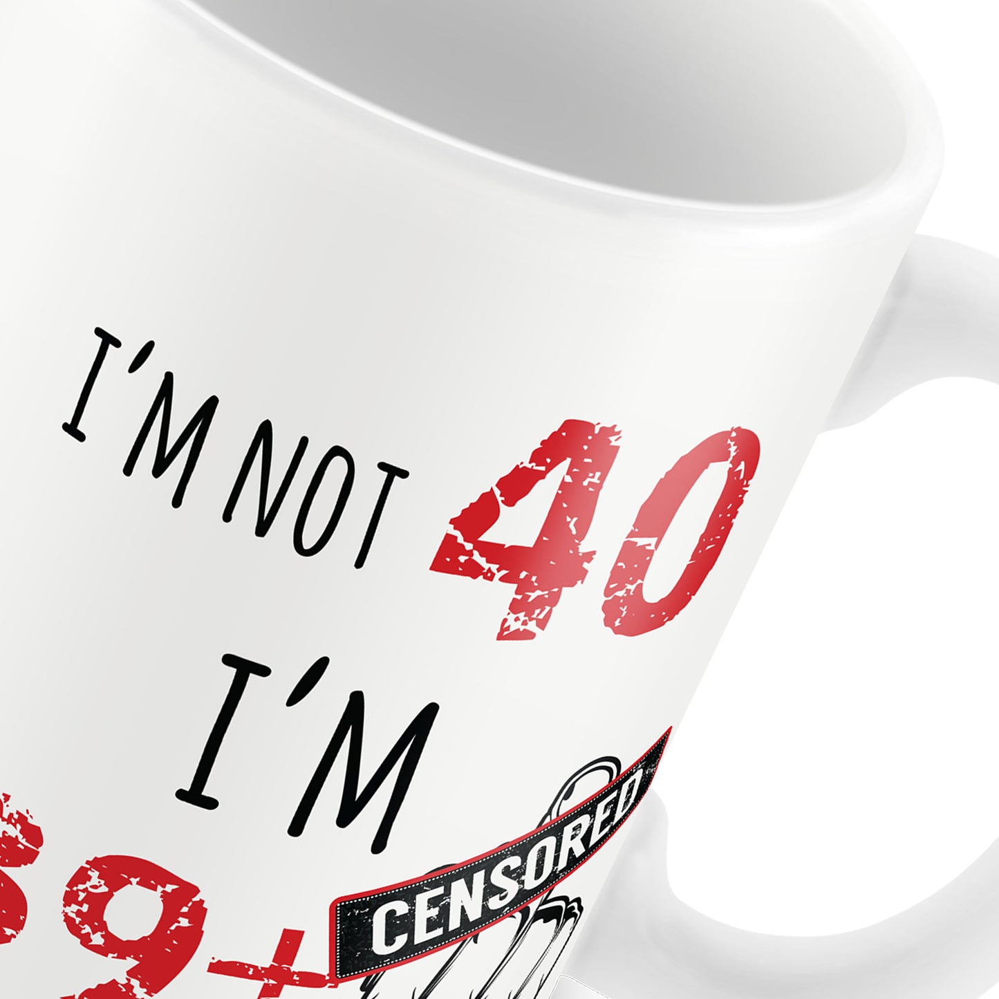 Funny 40th Birthday Gifts For Women Men Forty Party Mug Gifts