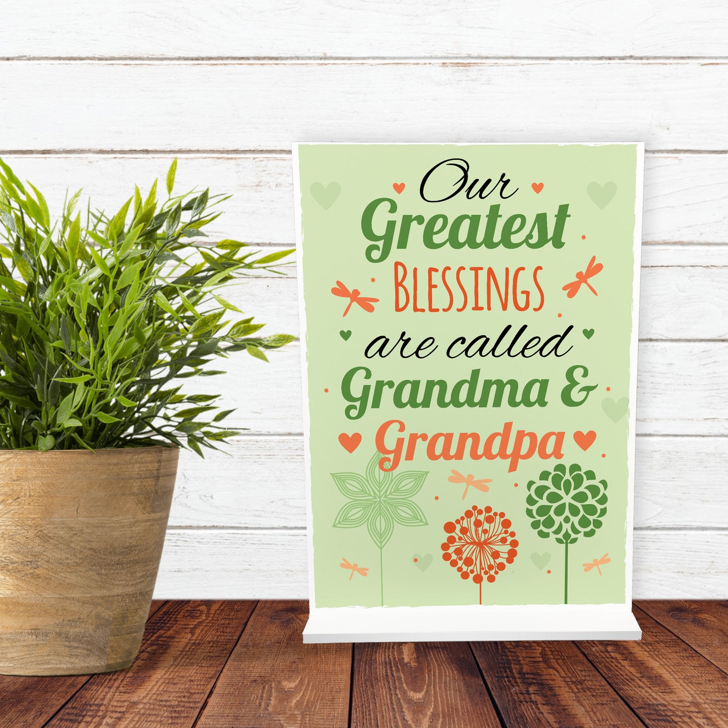 Great Grandparent Grandma Grandpa Birthday Christmas Gift Plaque