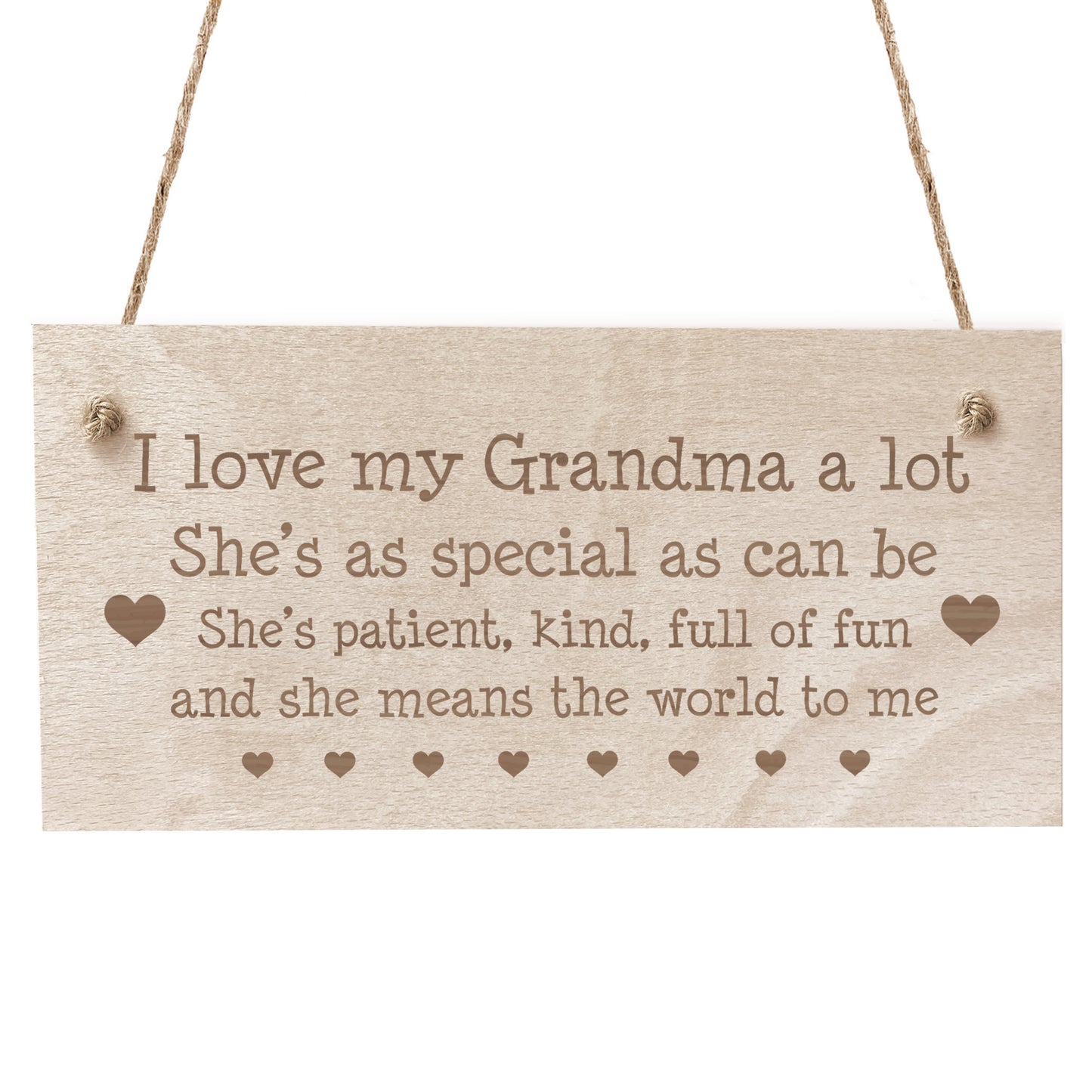 Grandma Gifts From Grandchildren Wood Sign Engraved Birthday