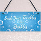 Hot Tub Hanging Decor Signs For Garden Novelty Lazy Spa Hot Tub