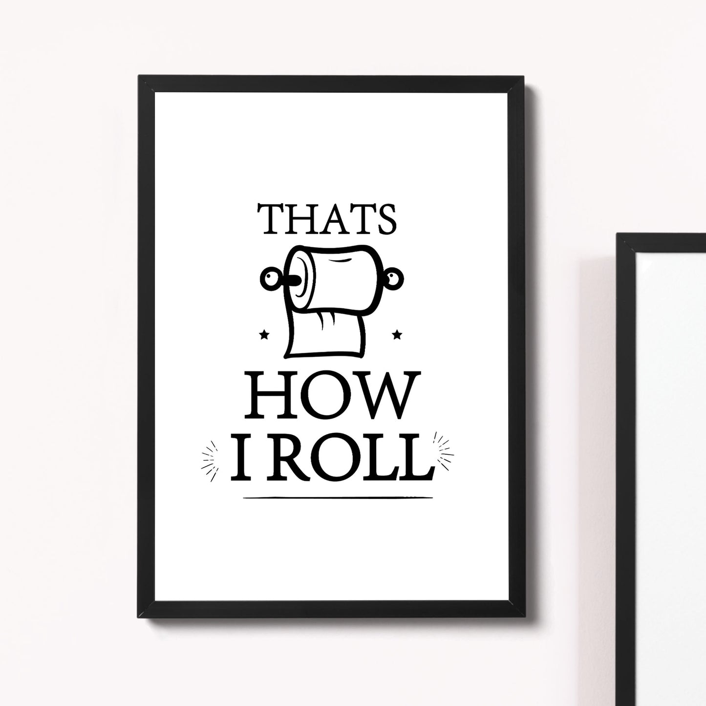 Funny Toilet Sign Toilet Decor Framed Print New Home Gift