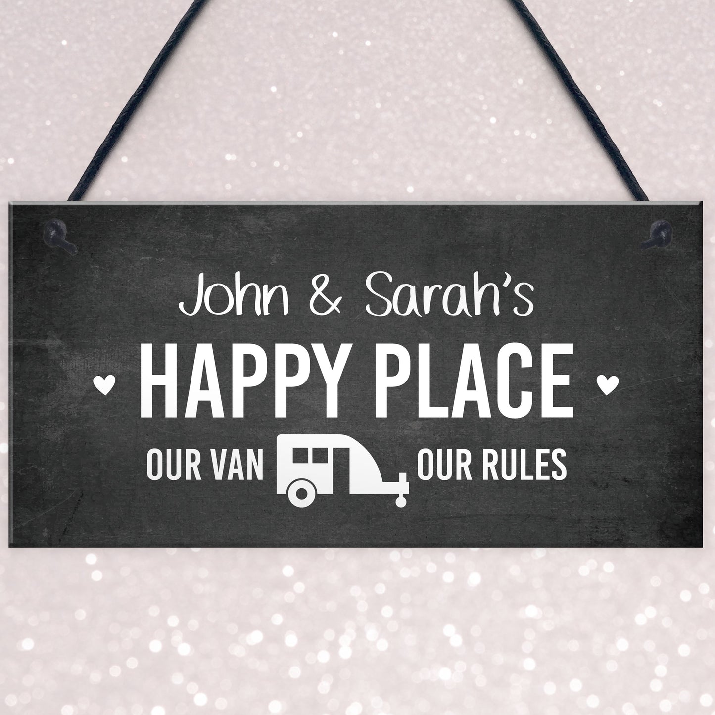 Caravan Personalised Decor Signs For Campervan Motorhome Decor