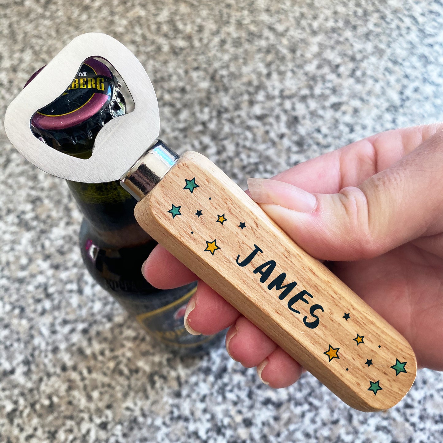 Personalised Name Bottle Opener 18th 21st 30th 40th Birthday
