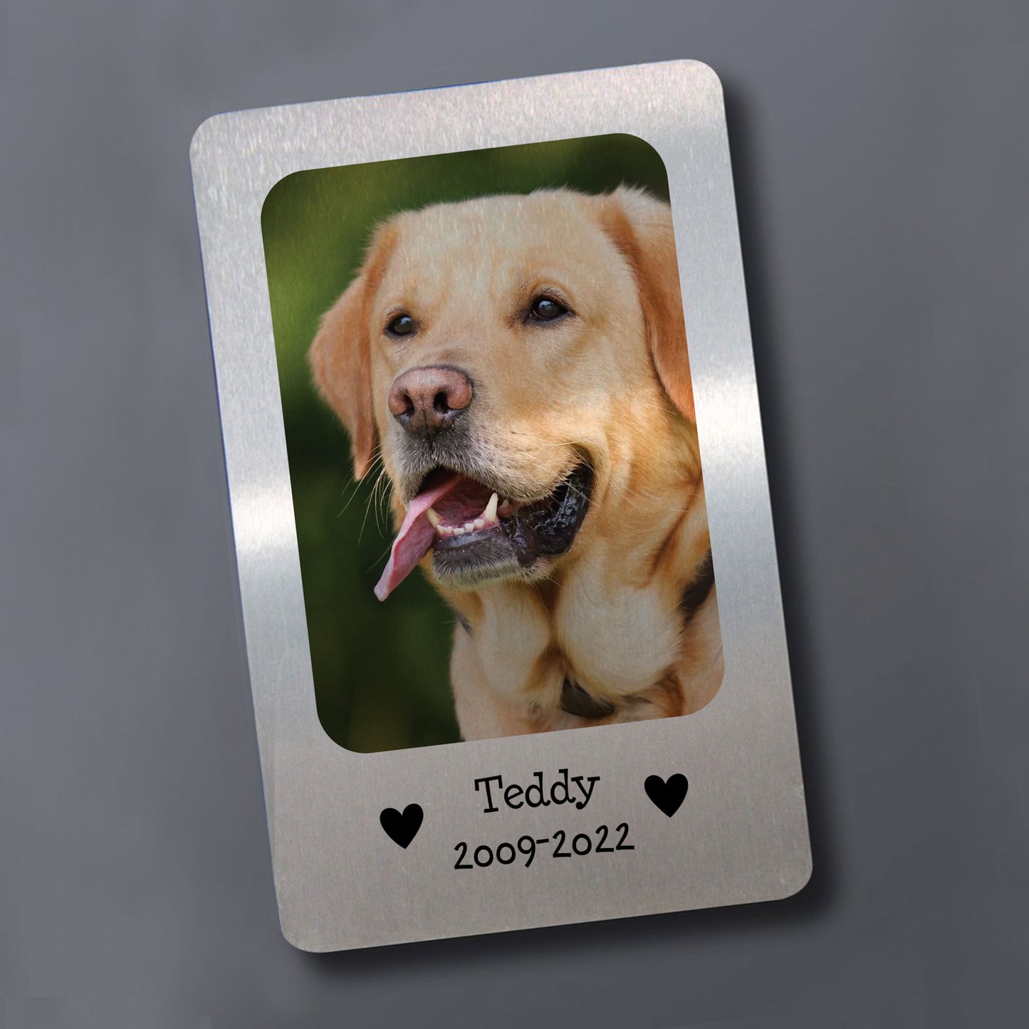 Memorial Gift For Dog Cat Personalised Photo Wallet Card