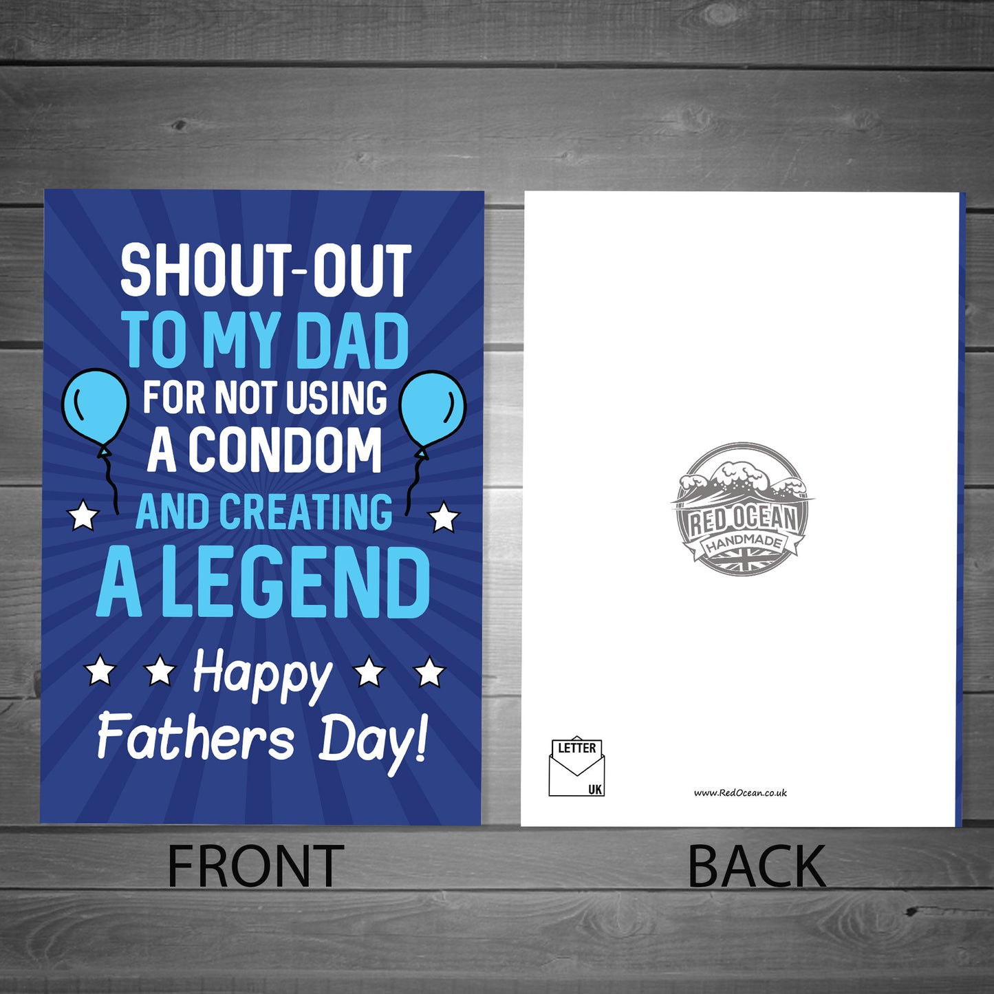 Rude Fathers Day Card Novelty Card For Dad Daddy Cheeky Card