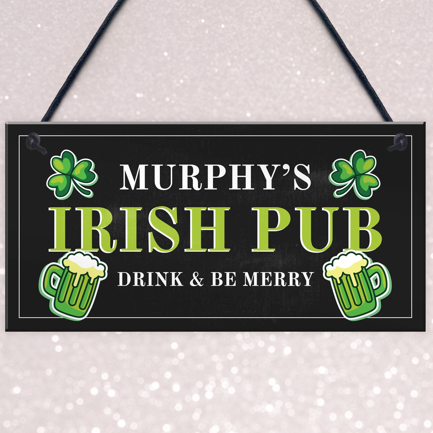 Personalised Irish Pub Sign Novelty Home Bar Man Cave Sign