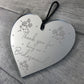 Thank You For Being Our Bridesmaid Engraved Heart Wedding Gift