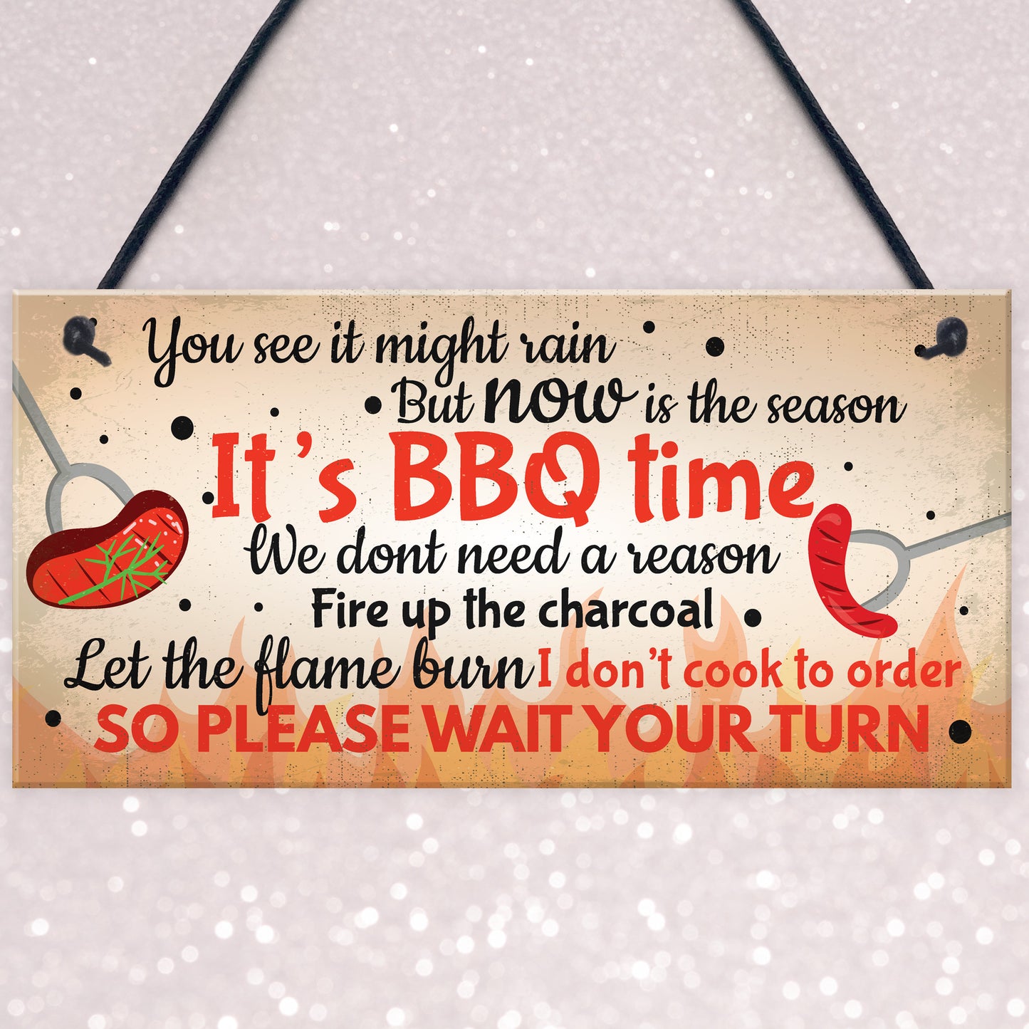 BBQ Novelty Garden Sign SummerHouse Bar Man Cave Shed Plaque