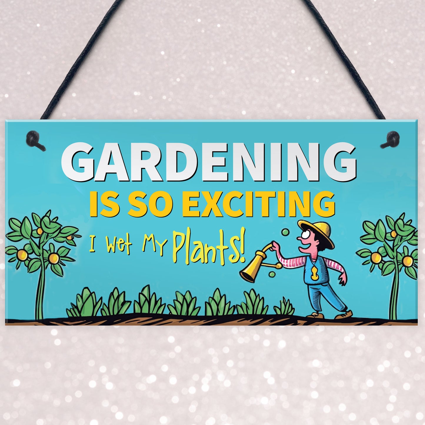 Gardening Gifts Sign Gardening So Exciting Funny Novelty Sign