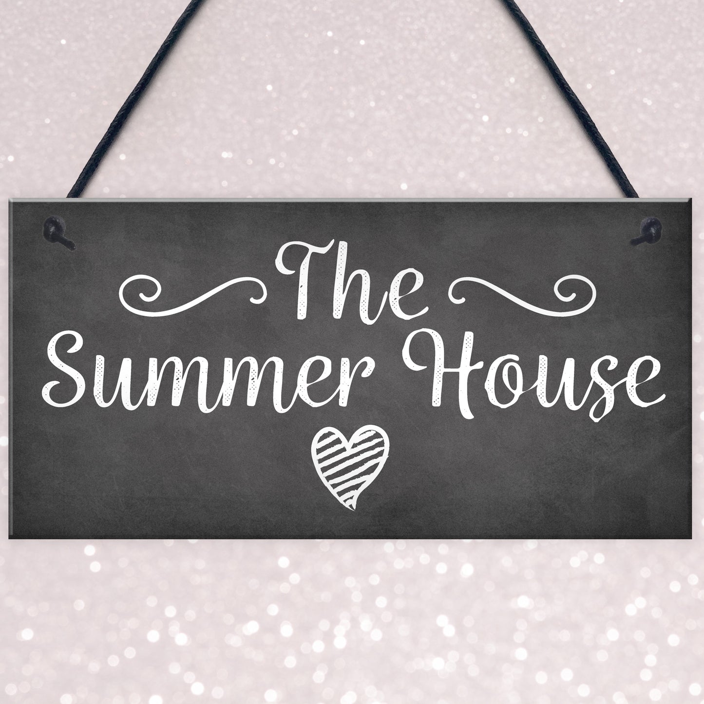 The Summer House Plaque Garden Shed Hanging Wall Door Sign