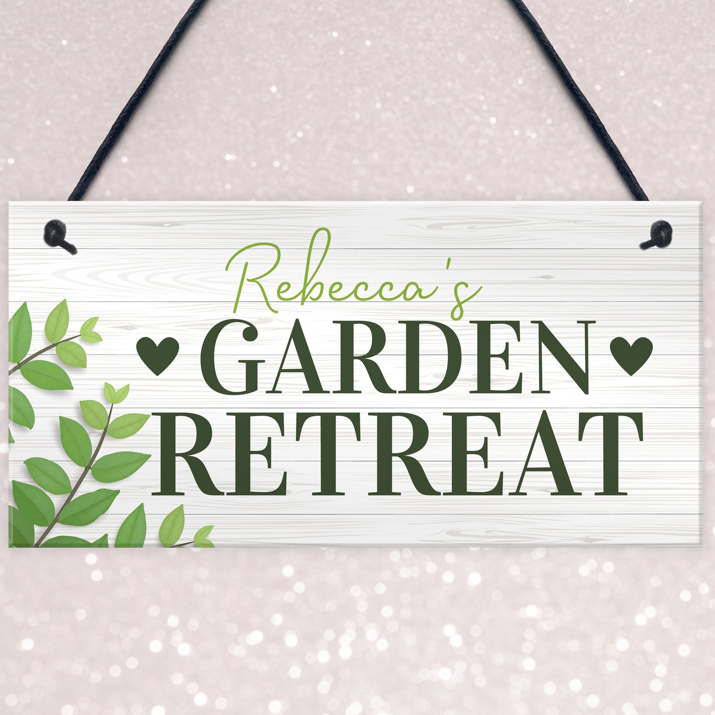 Garden Retreat Sign Personalised Outdoor Sign For Summerhouse