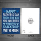 Stepdad Funny Fathers Day Card Fathers Day Card From The Kid
