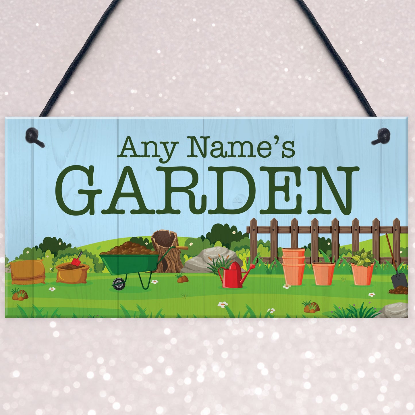 Personalised Garden Sign And Plaque For Home Gift For Him Her