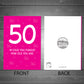 50th Birthday Cards For Women Sister Daughter Funny 50th Card