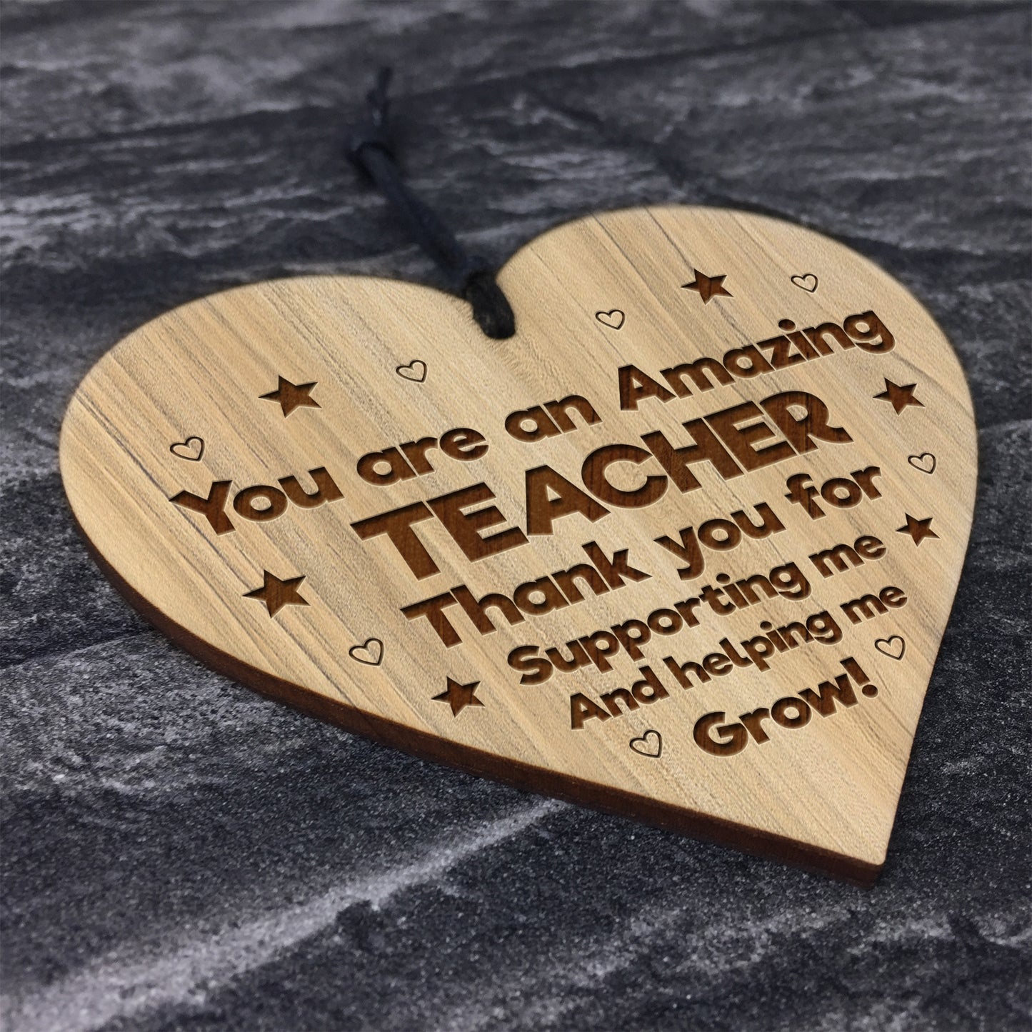 Teacher Gifts Engraved Heart End Of Year Best Teacher Gifts