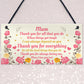 Special Mum Gift From Son Daughter Hanging Plaque Gift For Mum