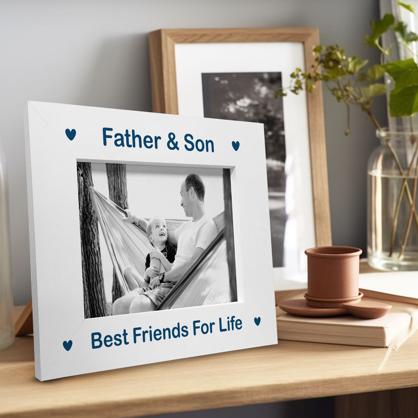 Father And Son Gift Photo Frame Fathers Day Gift Birthday Gift