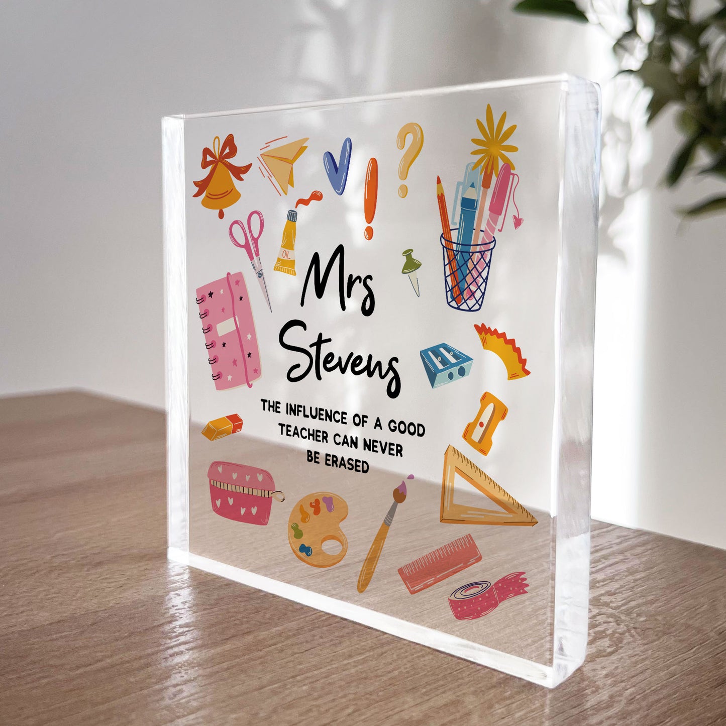 Teacher Gifts Personalised Gift For Birthday Christmas Leaving