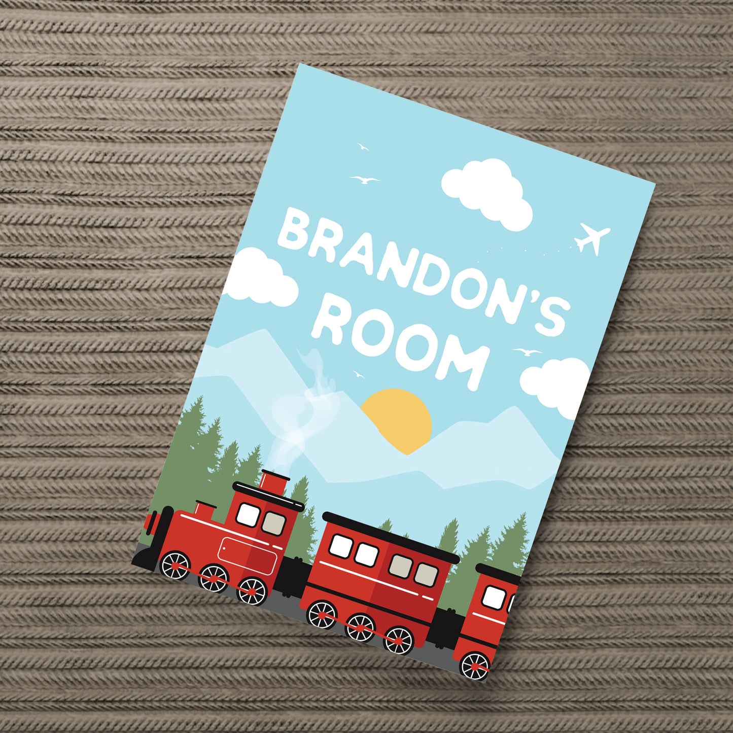 PERSONALISED Bedroom Sign Boys Bedroom Boys Nursery Decor