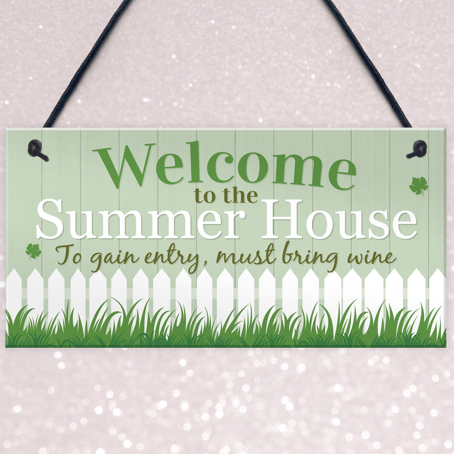 Welcome To Garden Novelty Plaque Summer House Sign Garden Shed