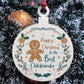 Childminder Gift For Christmas Gingerbread Design Thank You Gift