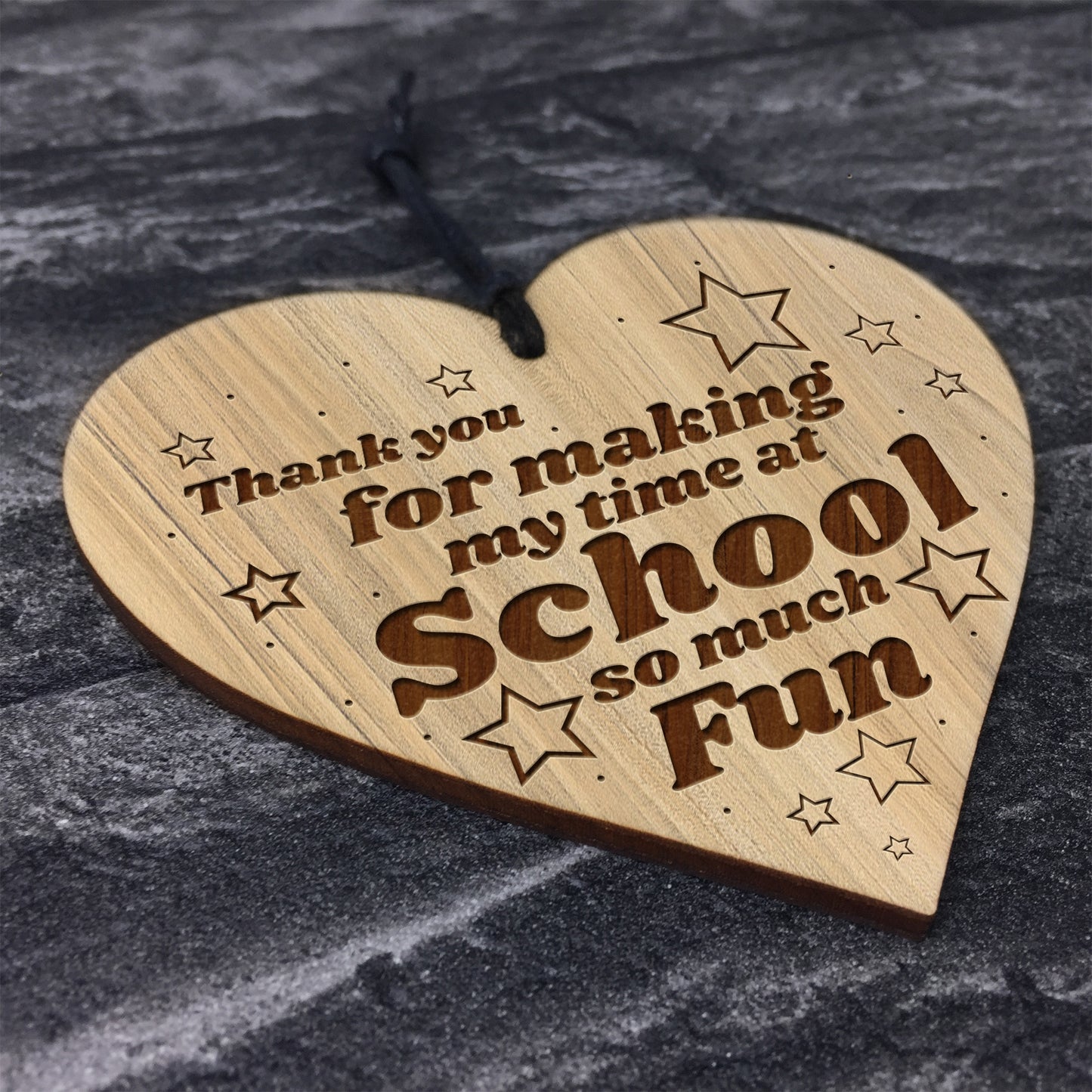 Teacher Gifts Leaving School Engraved Heart Thank You Gifts