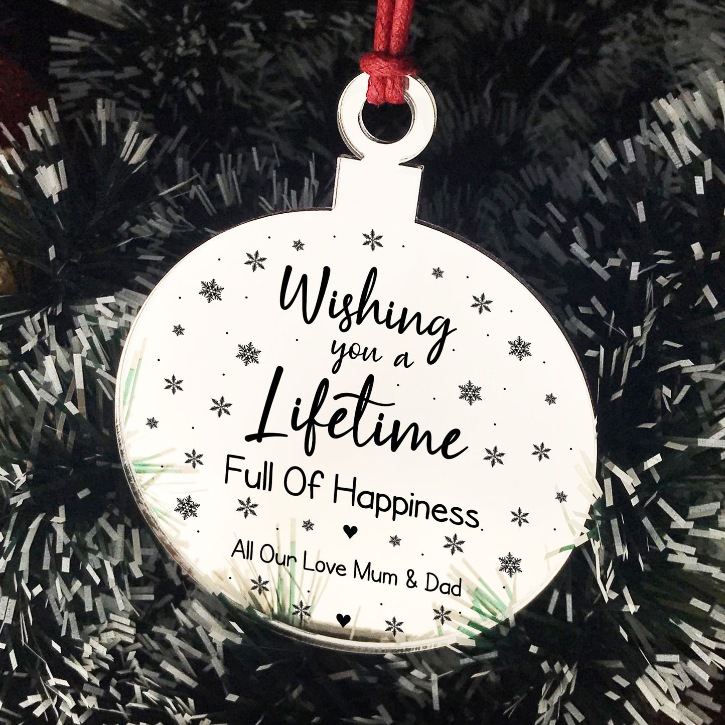 1st Christmas Tree Decoration Personalised First Christmas Home