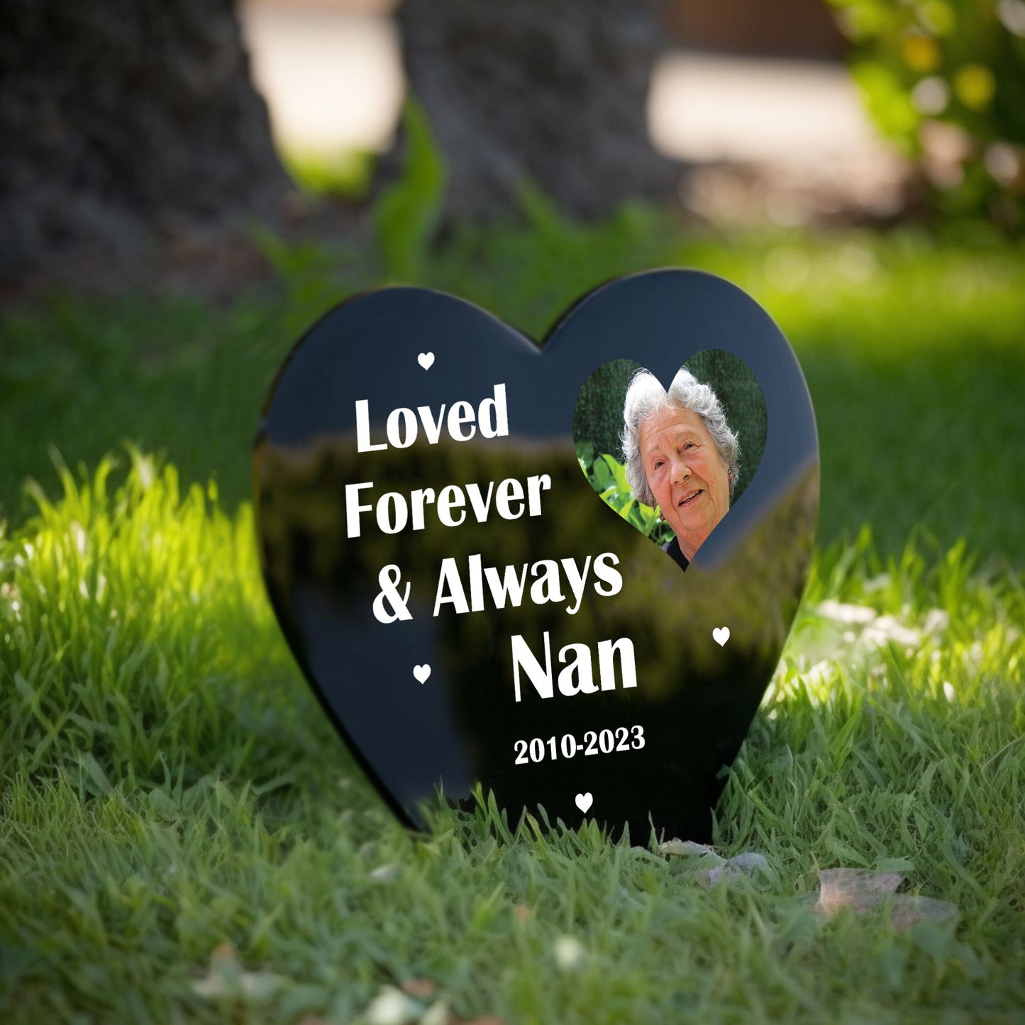 Personalised Grave Marker Ornament Custom Memorial Plaque