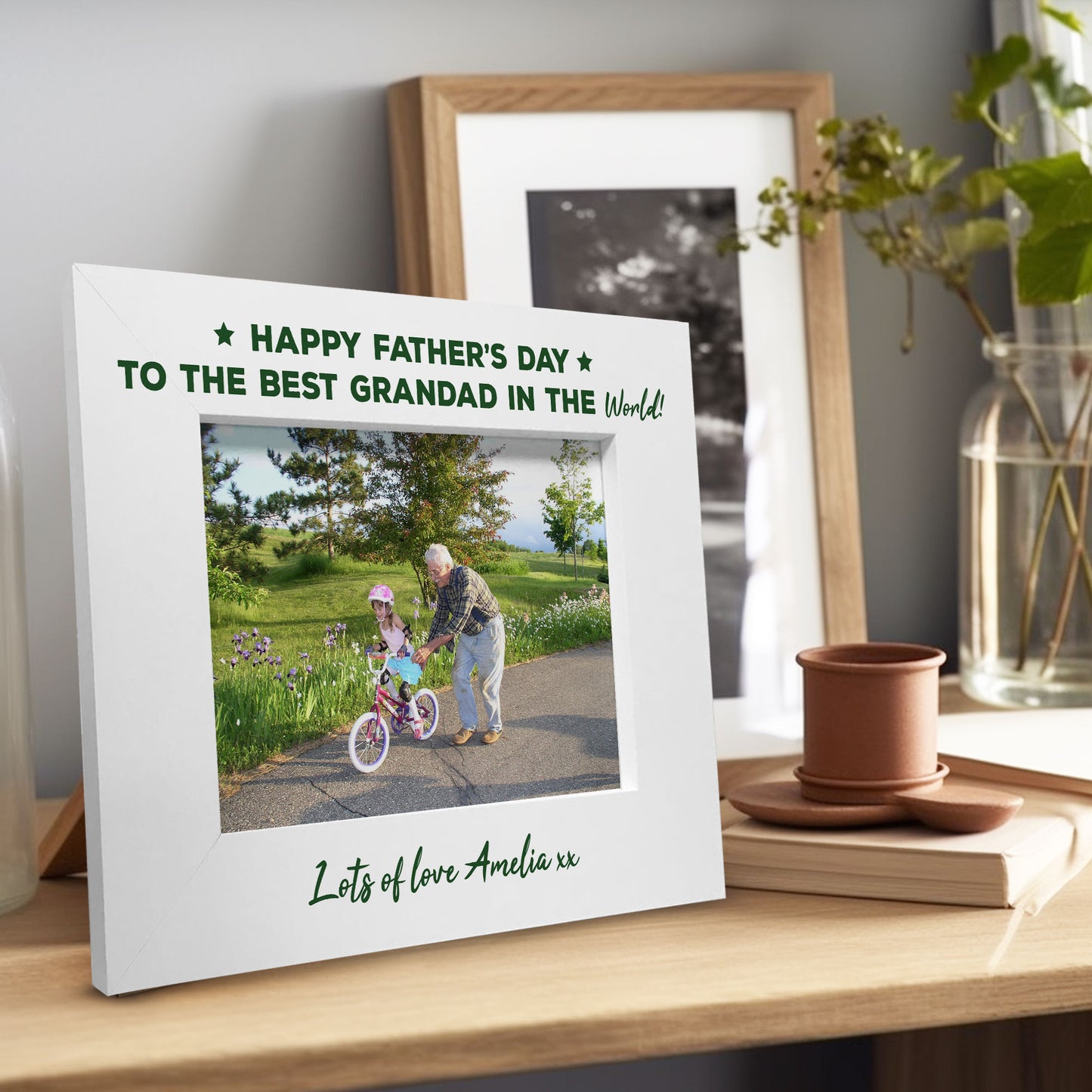 Personalised Fathers Day Gift Photo Frame Gift For Grandad Dad