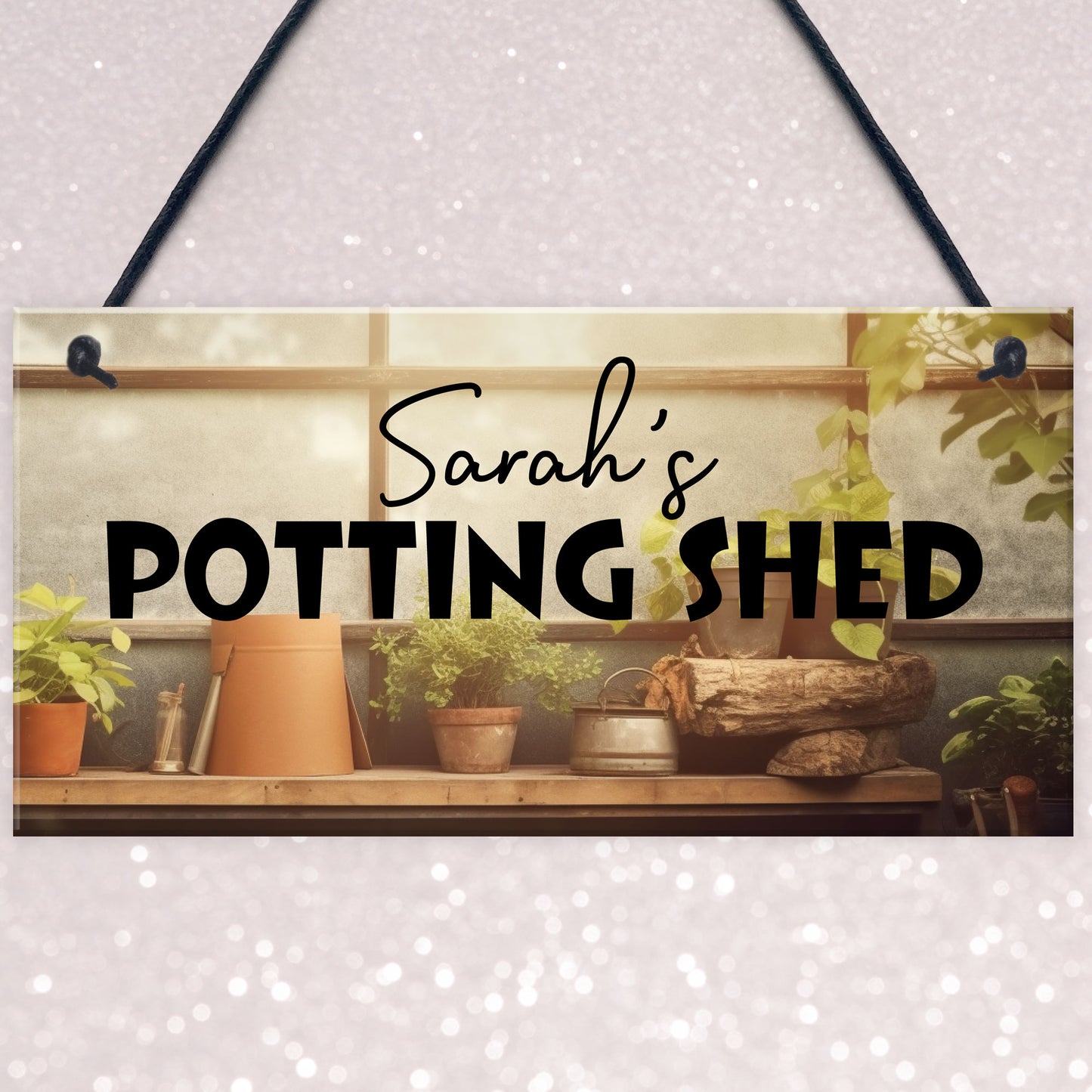 Gift For Gardener Him Her Personalised Potting Shed Sign Garden