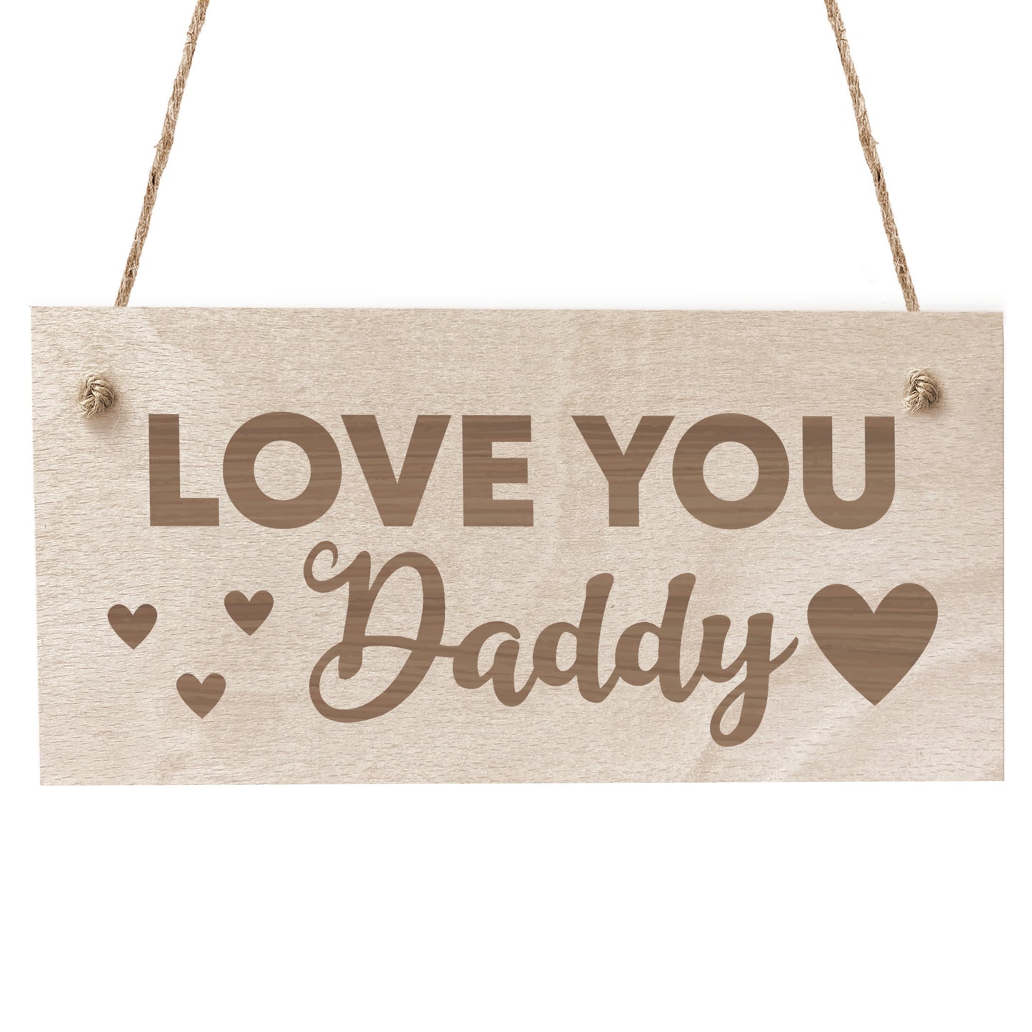 Fathers Day Gift Daddy Gift Wood Hanging Sign Daddy Birthday