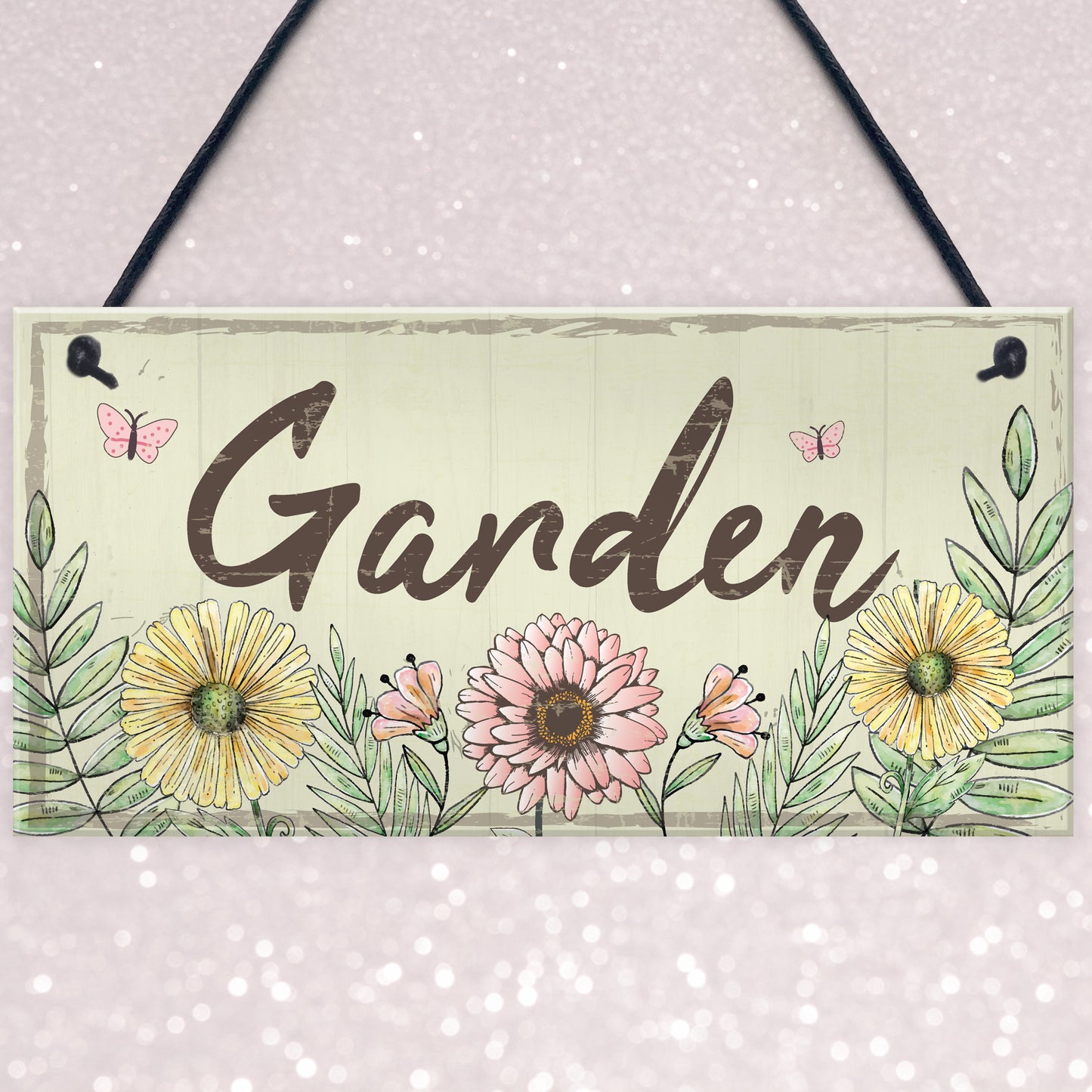 Garden Sign Door Shed Garden SummerHouse Plaque Home Decor