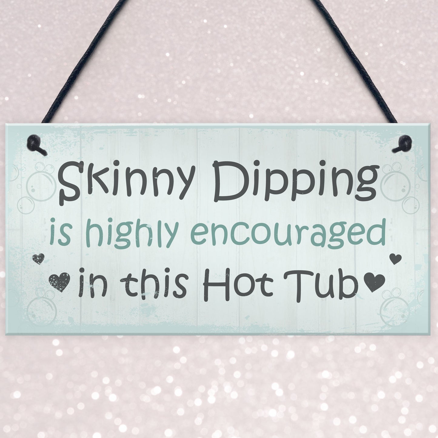 HOT TUB Sign Funny Hot Tub Plaque Garden Sign Summer House