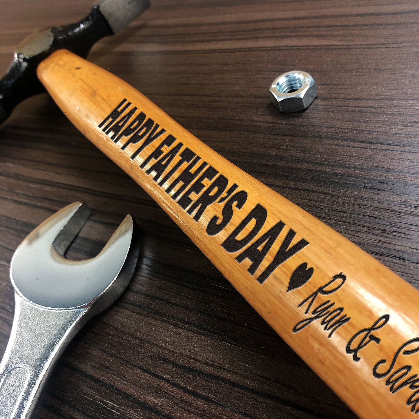 Fathers Day Gift For Dad Daddy Grandad Engraved Hammer Tool