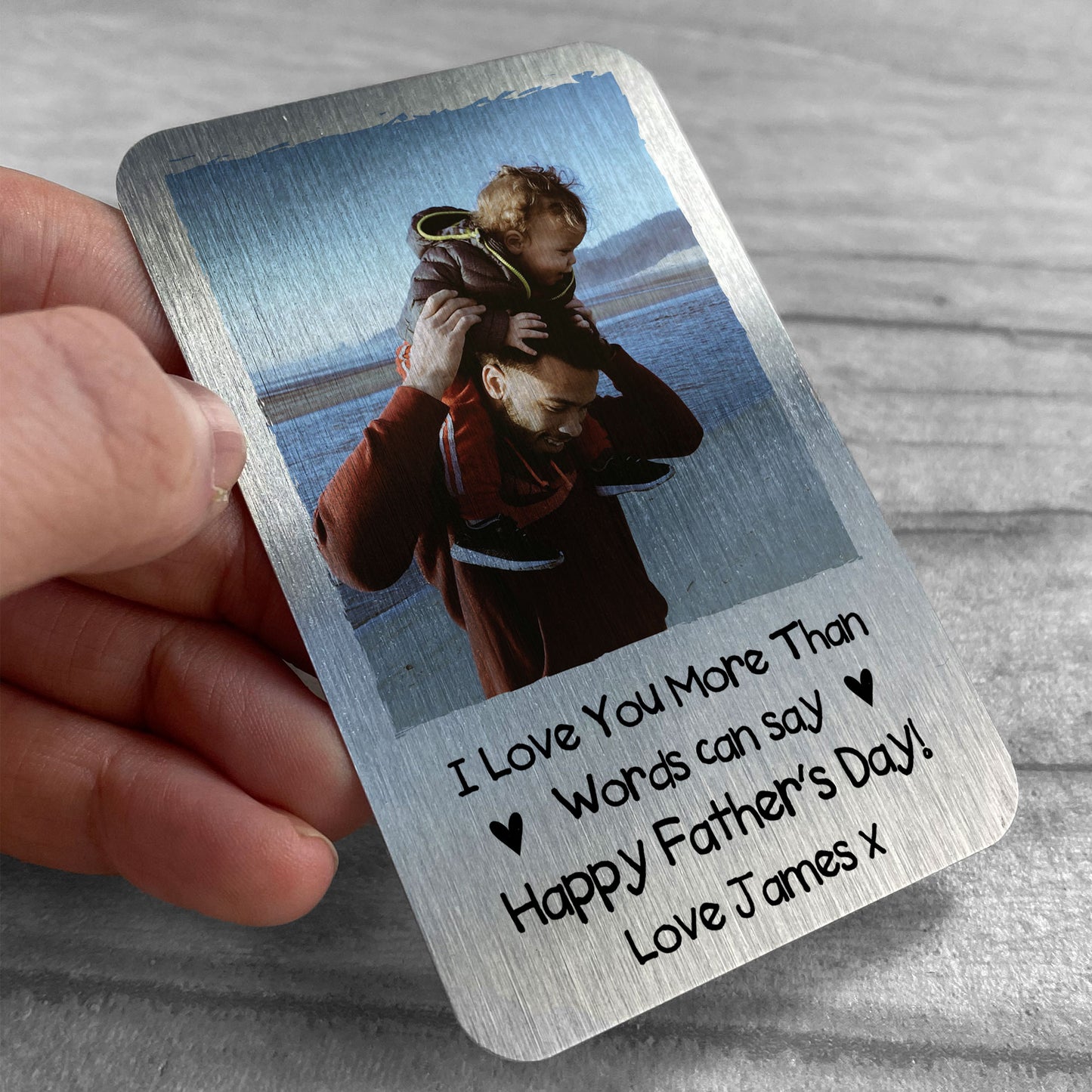 Personalised Wallet Gift Novelty Fathers Day Gift For Dad Daddy