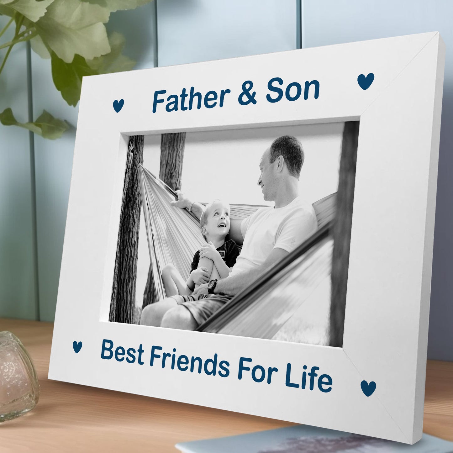 Father And Son Gift Photo Frame Fathers Day Gift Birthday Gift