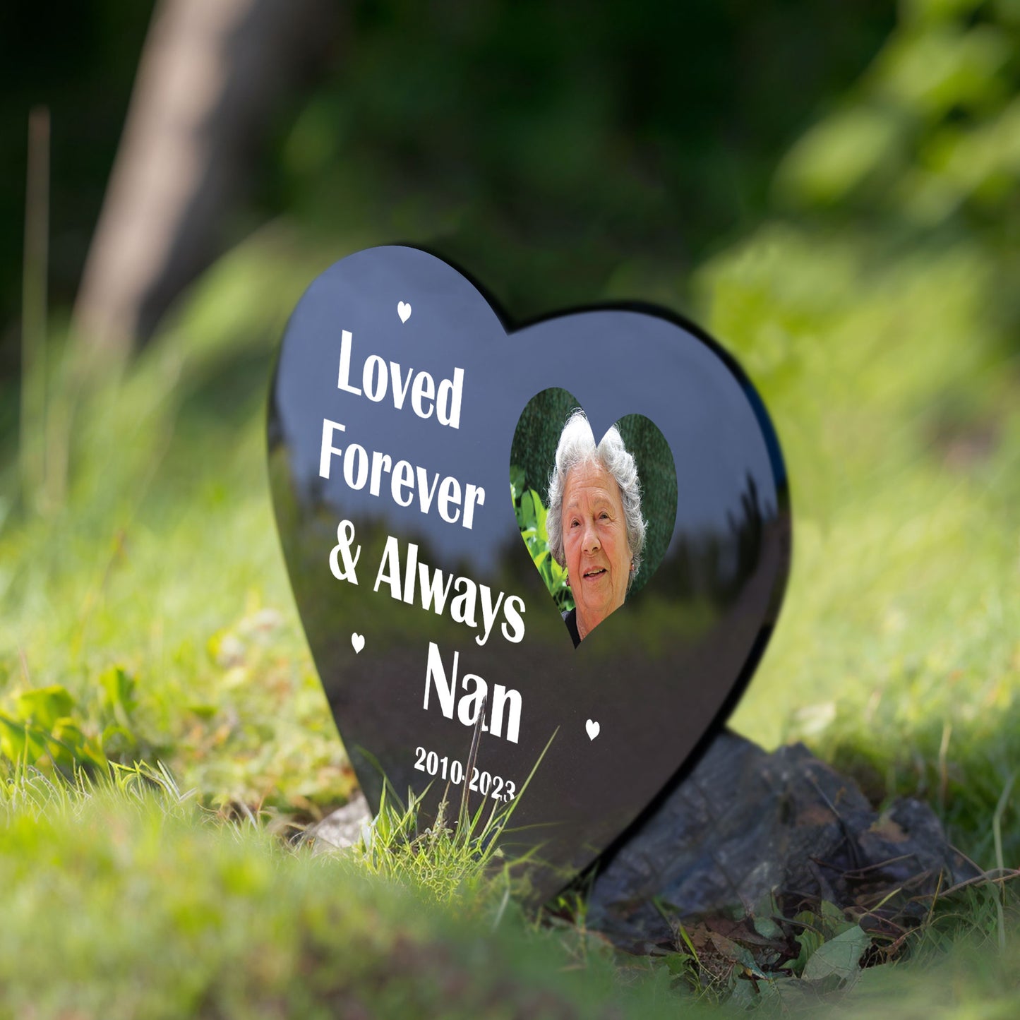 Personalised Grave Marker Ornament Custom Memorial Plaque