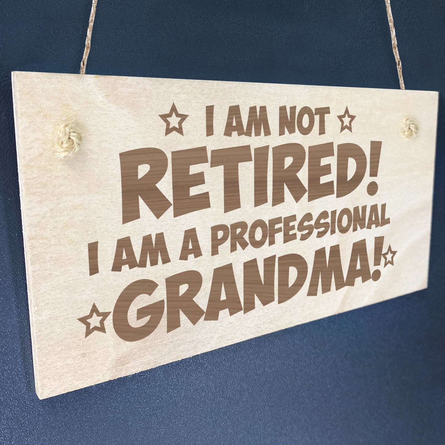 Funny Grandma Gifts Wooden Engraved Plaque Birthday Christmas