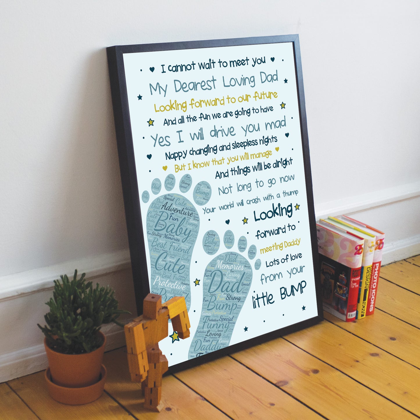 Fathers Day Gifts Daddy To Be Gifts From The Bump Baby Poem Gift