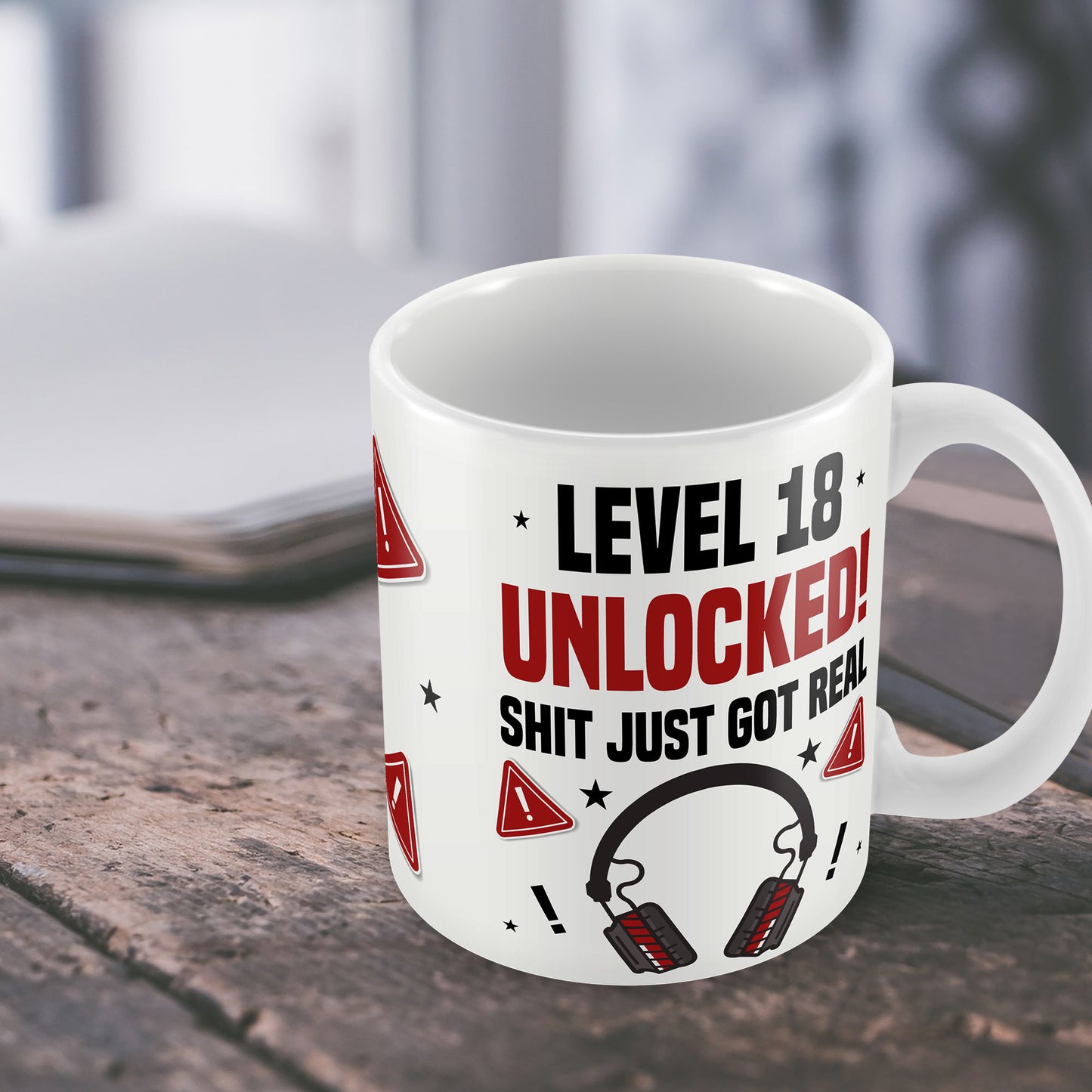 18th Birthday Mug Gamer Level Unlocked Gift For Him Her Men